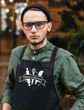 Custom Apron-Personalized Apron-Custom Logo Apron-Aprons for Barber and Stylist-Black Pocket Apron-Custom BBQ Apron-Baking Aprons-Chef Apron