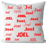 Custom 12x12 Pillow Case with Name-Custom Throw Pillow-All Over Name Pillowcase- Personal Custom Pillowcase
